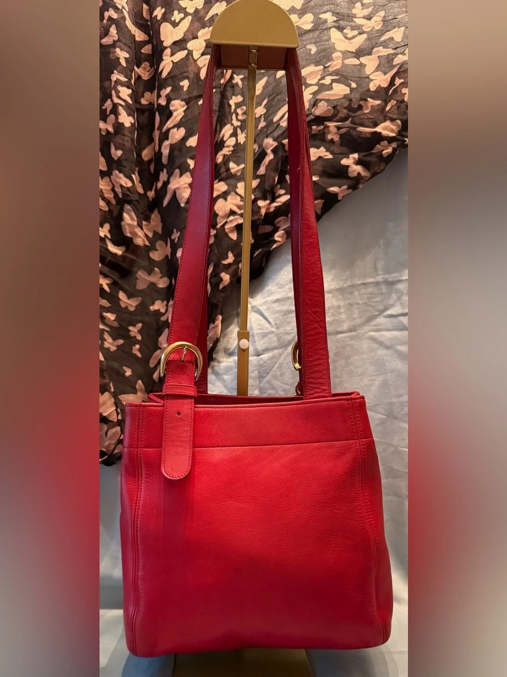 Coach Vintage Waverly Soho Buckle Bag with Cherry Charm